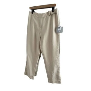 𝅺MARC Andrew Marc New York Slim Ankle Length Pants Size‎ Medium NWT Beige